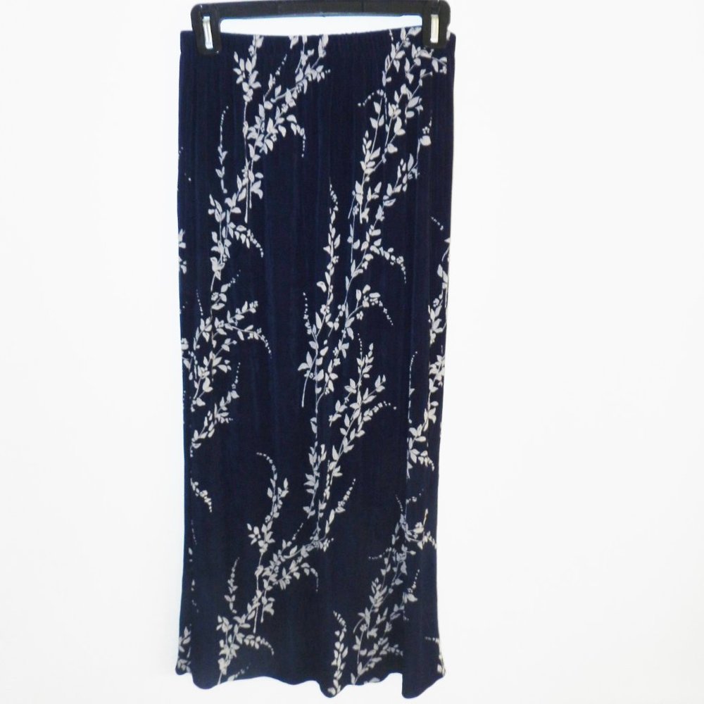 Citiknits 3/4 Sleeve V-neck Tunic & Printed Skirt NWOT - Picture 3 of 4